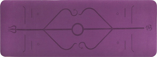 8mm TPE Yoga Mat Exercise Fitness Gym Pilates Non Slip Dual Layer