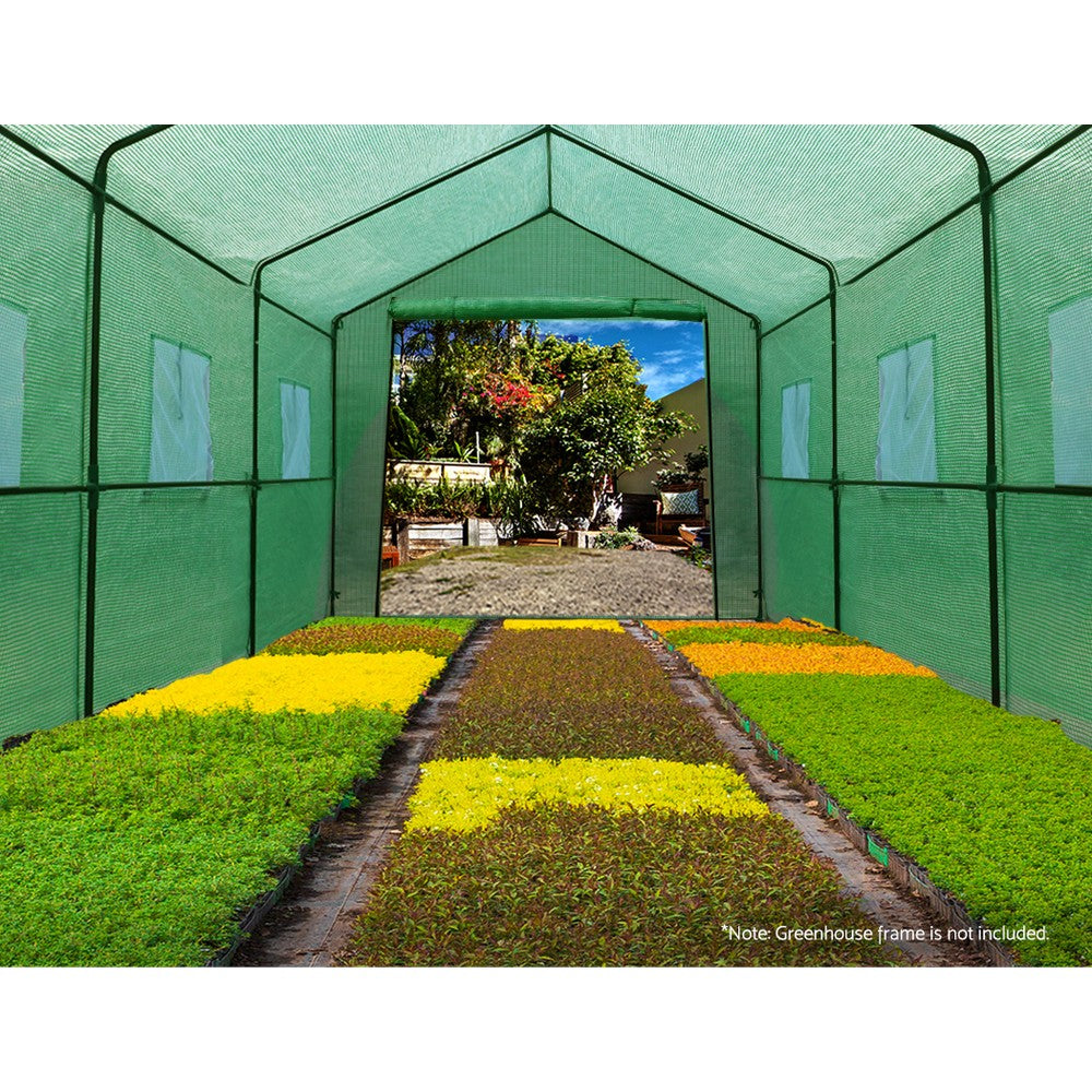 Greenfingers Garden Shed Greenhouse 3.5X2X2M Green House Replacement *Cover Only