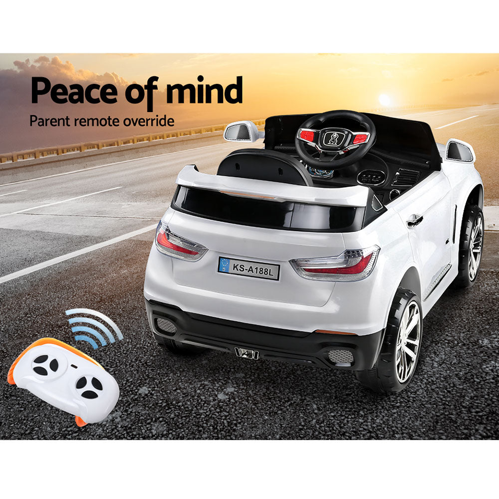 Rigo Kids Ride On Car - White