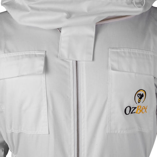 Beekeeping Bee Full Suit Standard Cotton With Round Head Veil M