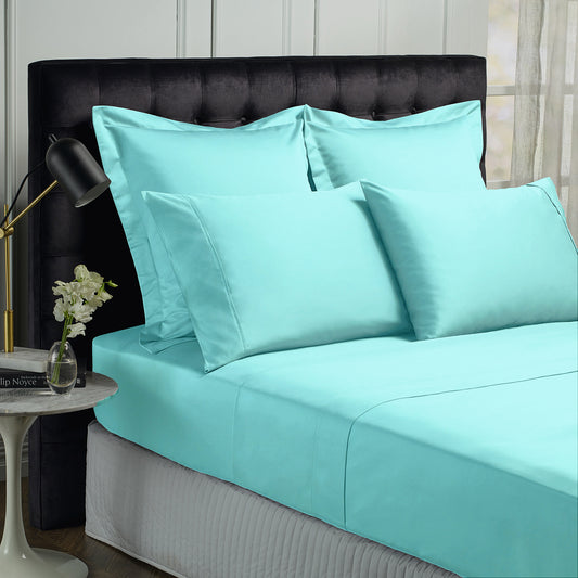 Royal Comfort King 1500TC Markle Collection Cotton Blend Sheet Set - Mist