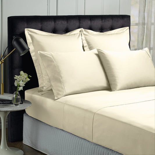 Royal Comfort King 1500TC Markle Collection Cotton Blend Sheet Set - Ivory