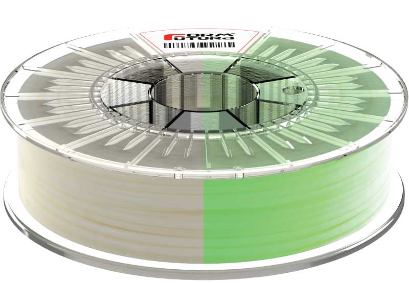 PLA Filament EasyFil PLA 2.85mm Glow in the Dark Green 750 gram 3D Printer Filament