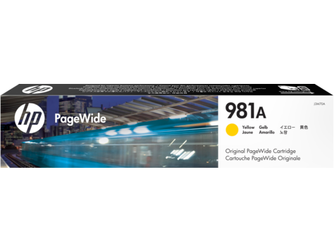 HP 981A YELLOW ORIGINAL PAGE WIDE CRTG 6K