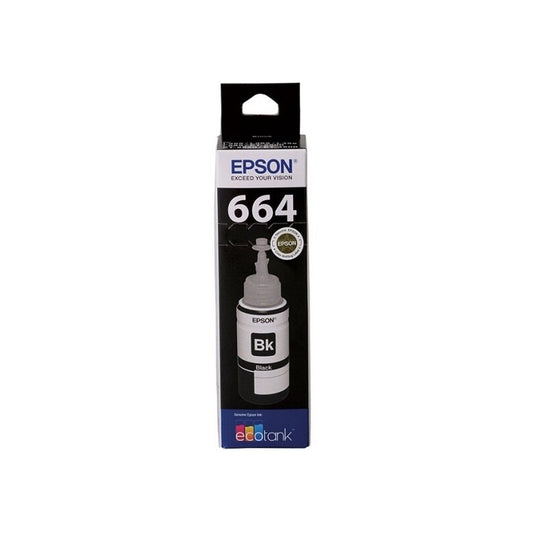 EPSON T664 Black EcoTank Bottle