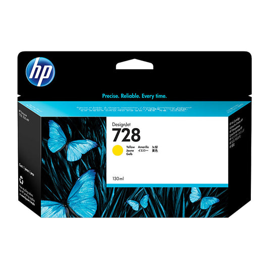 HP #728 130ml Yellow Ink F9J65A