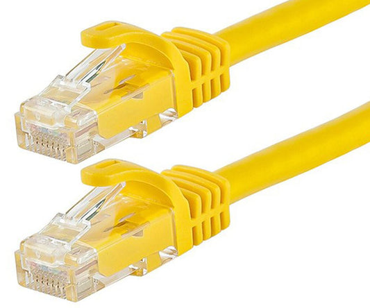 ASTROTEK CAT6 Cable 3m - Yellow Color Premium RJ45 Ethernet Network LAN UTP Patch Cord 26AWG-CCA PVC Jacket