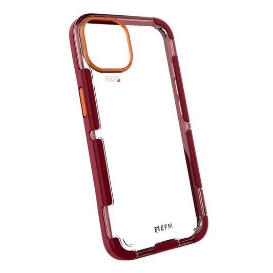 FORCE TECHNOLOGY Cayman 5G Case for Apple iPhone 13 Pro Max - Red Velvet (EFCCAAE193REV), Antimicrobial, Compatible with MagSafe, D3O5G Signal Plus, Slim design
