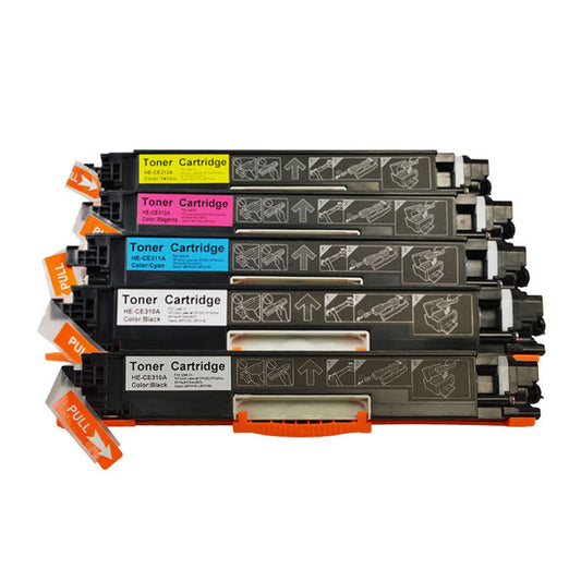HP Compatible CE310 Series Generic Toner Set PLUS Extra Black