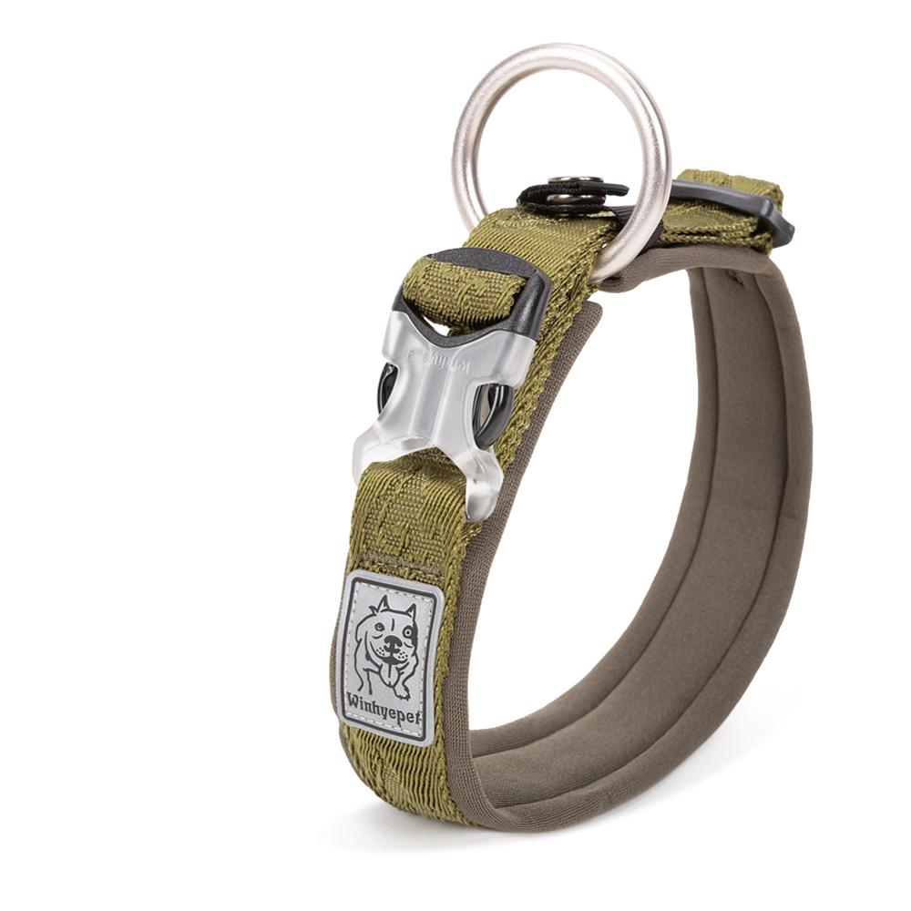 Whinhyepet Collar army green -S