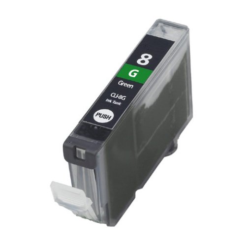 Compatible Premium Ink Cartridges CLI8G Green Ink - for use in Canon Printers