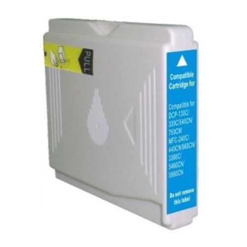 Compatible Premium Ink Cartridges LC57/LC37C XL High Yield Cyan Inkjet Cartridge - for use in Brother Printers