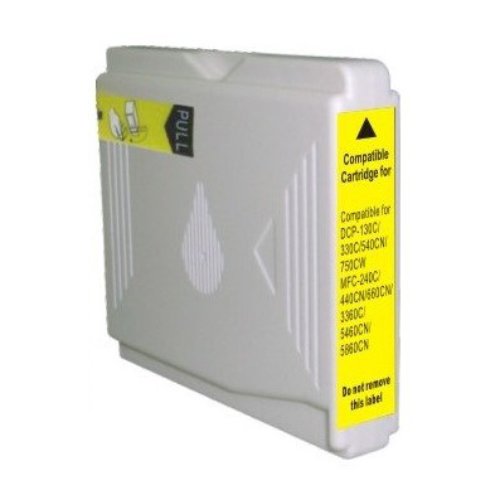 Compatible Premium Ink Cartridges LC57/LC37Y XL High Yield Yellow Inkjet Cartridge - for use in Brother Printers