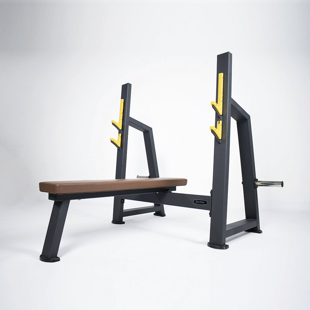 Sardine Sport Olympic Flat Weight Bench Press, Multifunctional Strength Training&Home Gym System