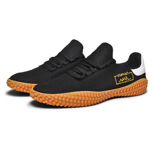 Men's Sneakers Barefoot Lightweight Shoes(Black Size US11=US45 )
