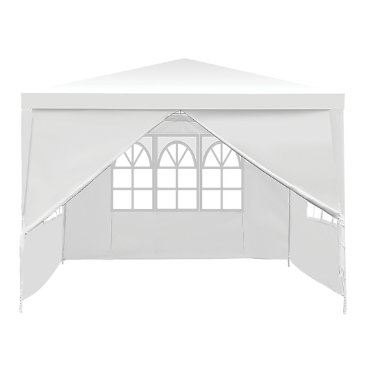 3x3m Gazebo Outdoor Marquee Tent Canopy White