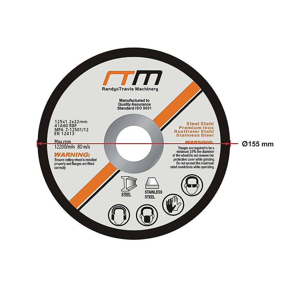 115mm 4.5" Cutting Disc Wheel for Angle Grinder x 50