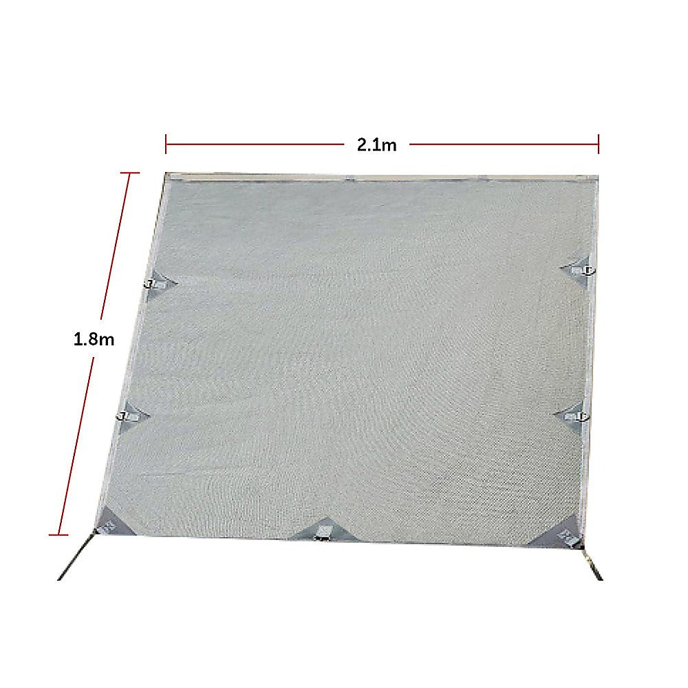 Pop Top Caravan Privacy Screen Sun Shade End Wall Roll Out Awning Side Extension