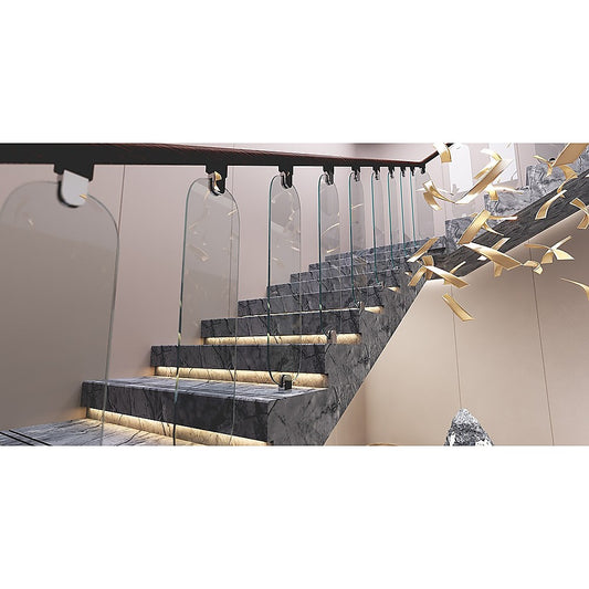 Frameless Glass Stairs Balustrade Toughened Glass - Urbana