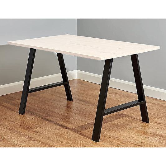 2x Rustic Dining Table Legs Steel Industrial Vintage 71cm