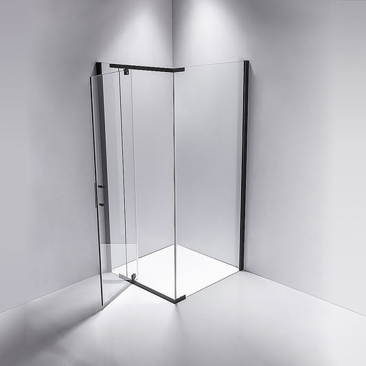 Shower Screen 900x800x1900mm Framed Safety Glass Pivot Door By Della Francesca