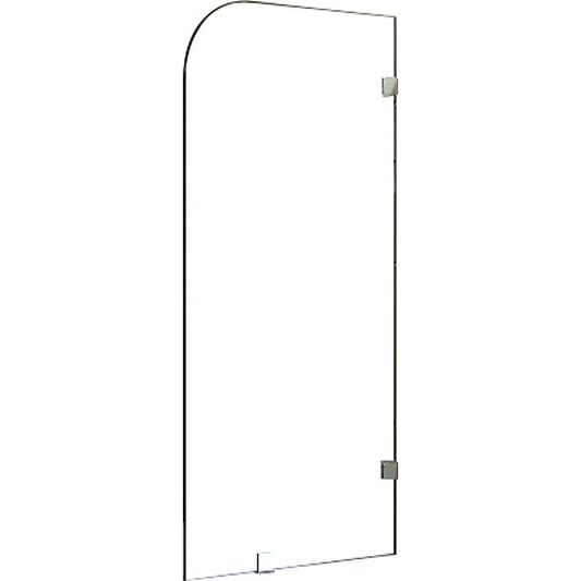 700 x 1450mm Frameless Bath Panel 10mm Glass Shower Screen By Della Francesca