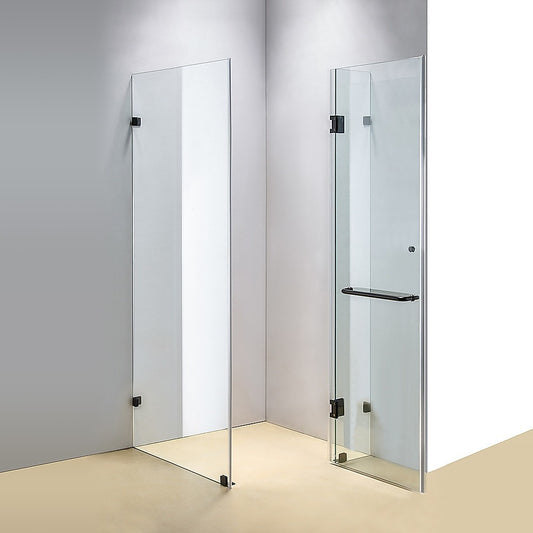 900 x 700mm Frameless 10mm Glass Shower Screen By Della Francesca