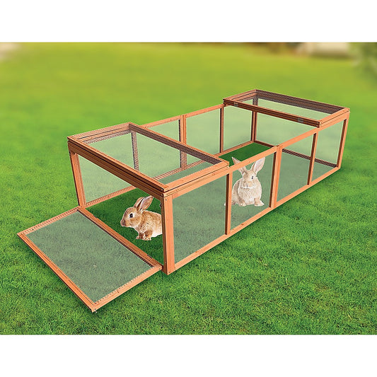 Chicken coop LARGE Run Guinea Pig Cage Villa Extension Rabbit hutch house pen