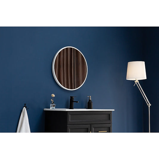 60cm Round Wall Mirror Bathroom Makeup Mirror by Della Francesca