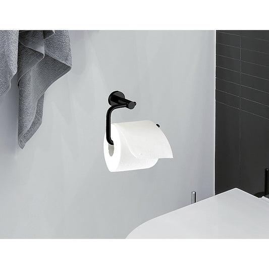 Classic Toilet Paper Holder Matte Black Finish