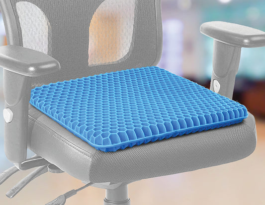 Gel Chair Seat Cushion For Lower Back Pain Pressure Relief Wheelchair Car Office