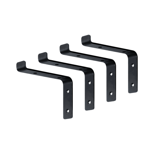 Floating Wall Shelf Brackets Heavy Duty Rustic Industrial 4-Pack
