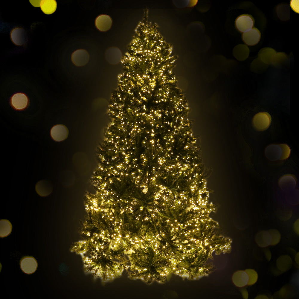 Jingle Jollys 2.4M 8FT Christmas Tree Xmas 3190 LED Lights Warm White 1436 Tips