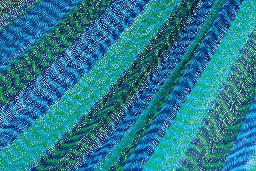 Mayan Legacy Queen Size Cotton Mexican Hammock in Caribe Colour