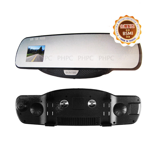 Ritek Full HD 1080 CRMT 01 Rearview Mirror + Driving Recorder