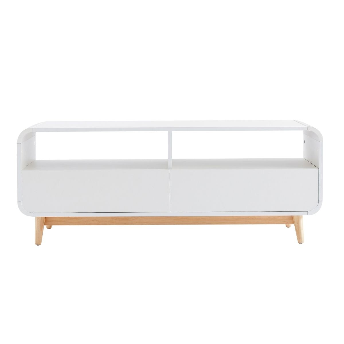 Merlin White Modern Retro Coffee Table