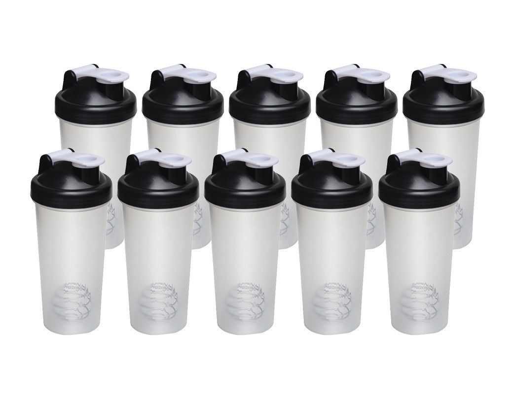 10x Shaker Bottles Protein Mixer Gym Sports Drink