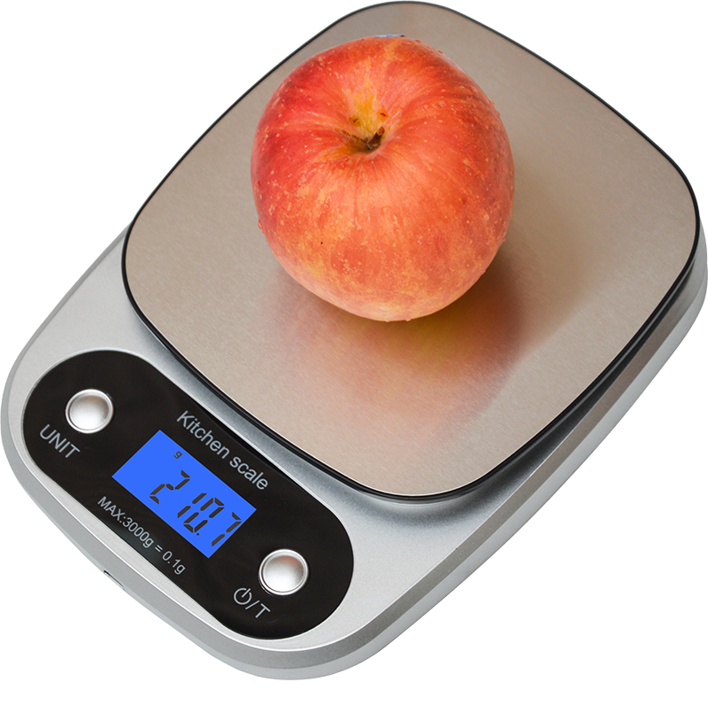 0.1g High Precision Kitchen Scale Rechargable Food Scale Digital 3KG