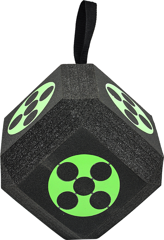Archery 3D Dice Target Cube Reusable 18 Sides 23CM Self Healing XPE Foam Target