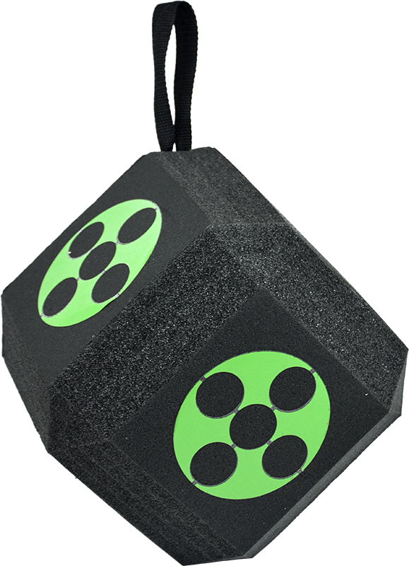 Archery 3D Dice Target Cube Reusable 18 Sides 23CM Self Healing XPE Foam Target