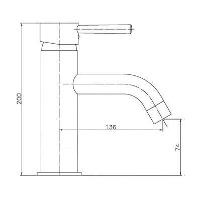 Basin Mixer Tap Faucet -Kitchen Laundry Bathroom Sink