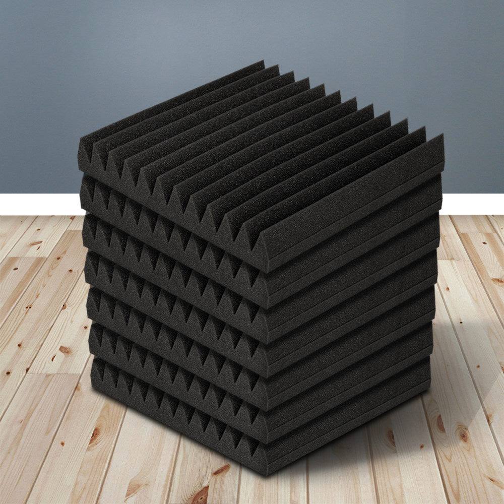 Alpha 20pcs Acoustic Foam Panels Tiles Studio Sound Absorbtion Wedge 30X30CM