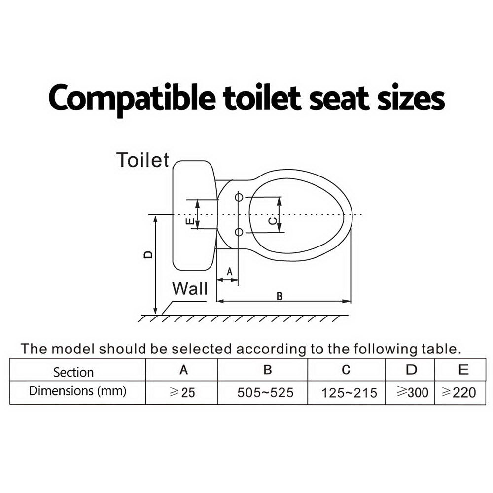 Cefito Smart Electric Bidet Toilet Seat Washlet Auto Electronic Cover Remote Control