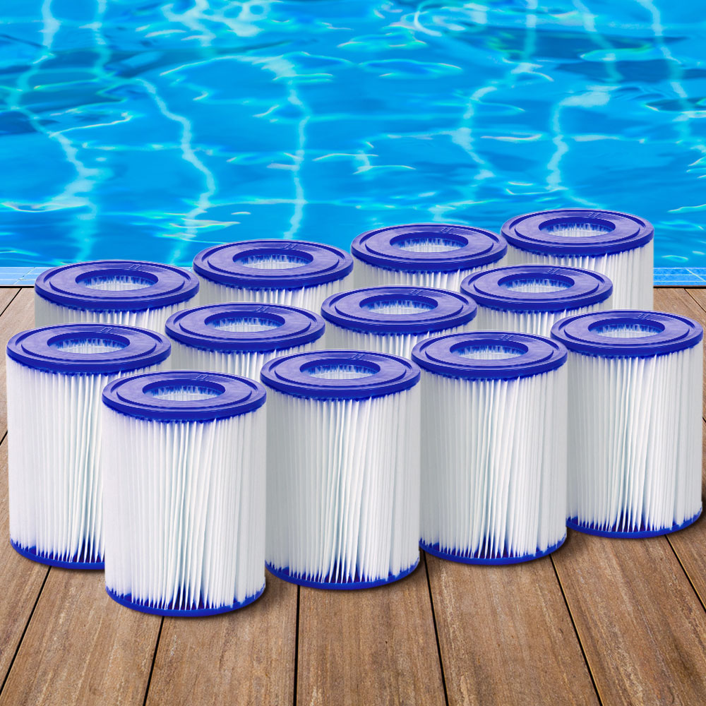 Bestway 12X Filter Cartridge For Above Ground Swimming Pool 800GPH Filter Pump