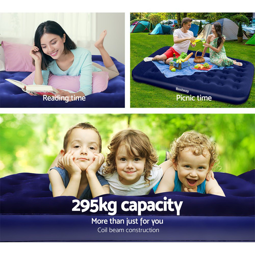 Bestway Queen Size Inflatable Air Mattress - Navy