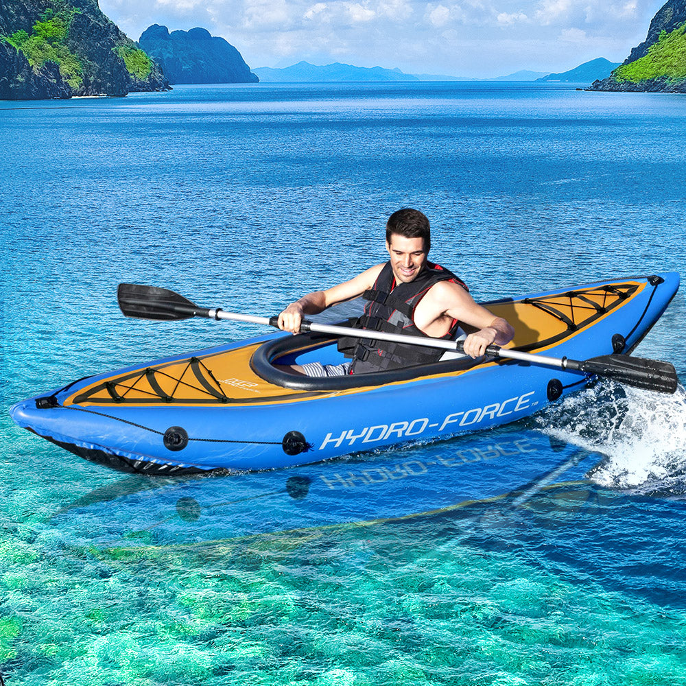 Bestway Inflatable Kayak Kayaks Fishing Boat Canoe Raft Koracle 275cm x 81cm