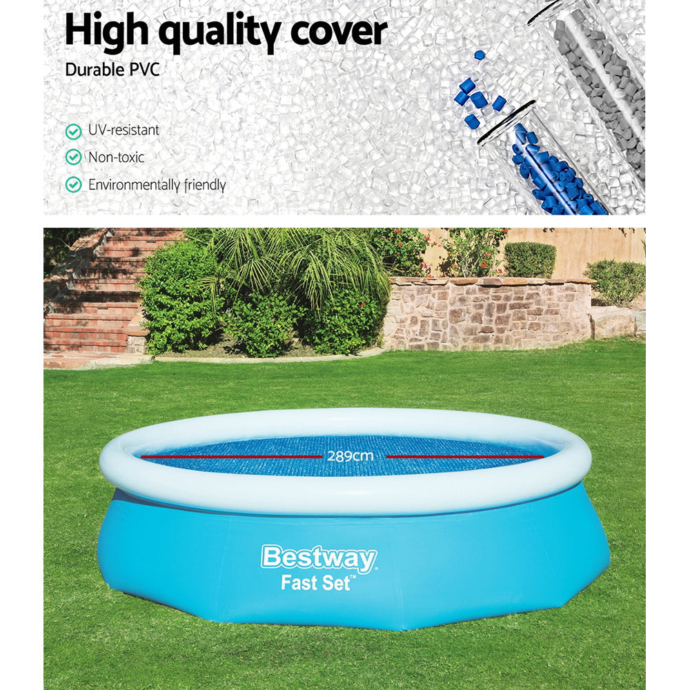 Bestway Solar Pool Cover Blanket for Swimming Pool 10ft 305cm Round Pool 58241