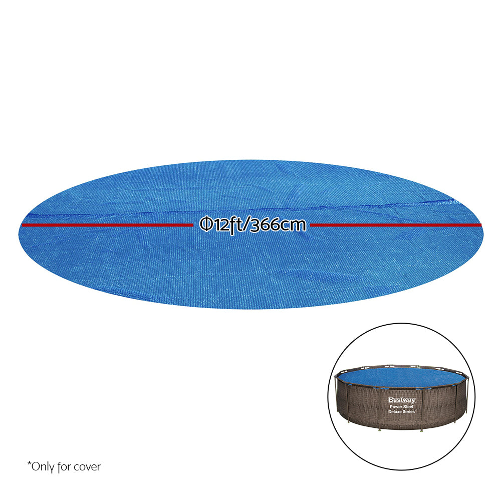 Bestway Solar Pool Cover Blanket For Swimming Pool 12ft 366cm Round Pools