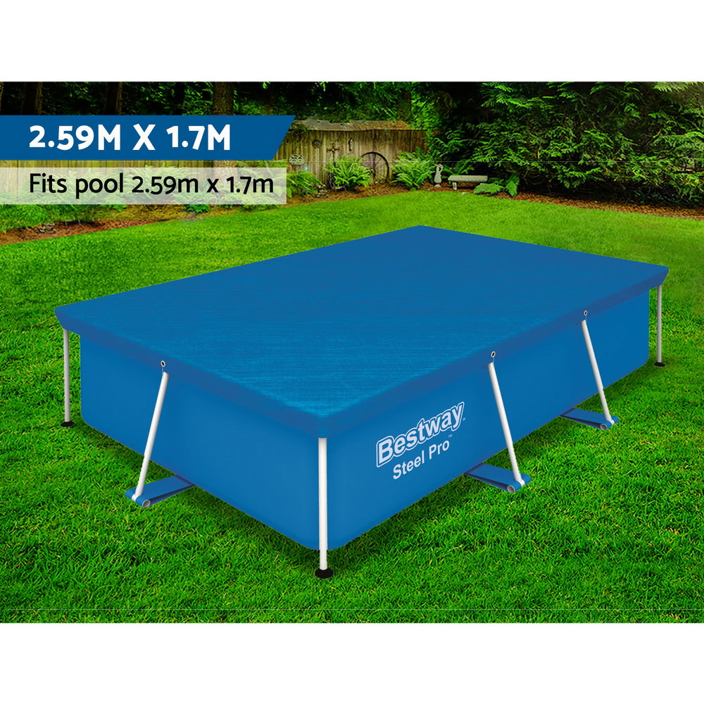 Bestway Swimming Pool Cover For 2.59mx1.7m Above Ground Pools LeafStop