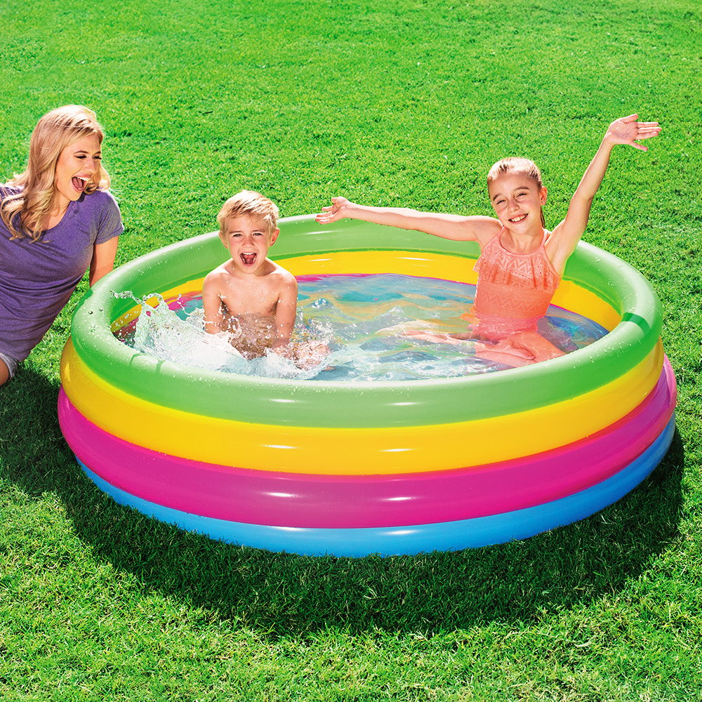 Bestway Inflatable Kids Pool Swimming Pools Round Family Pools